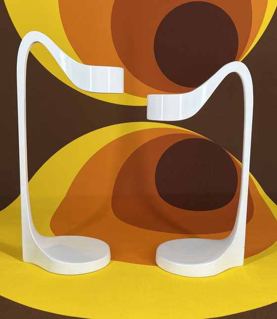 Image 1 of 2x Bougeoir Vintage IKEA 'Jatteviktig' Design Monica Mulder 1990