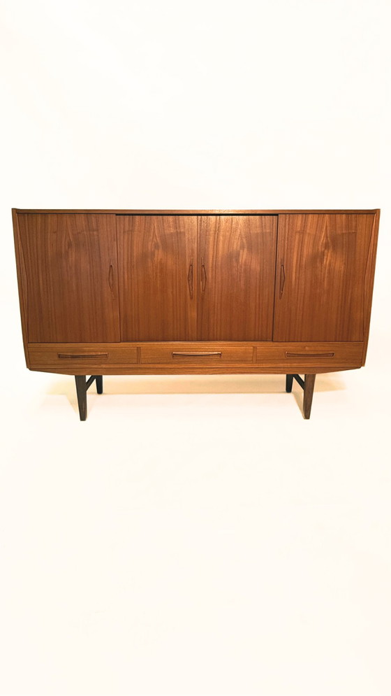 Image 1 of Restored vintage mid-century Danish highboard