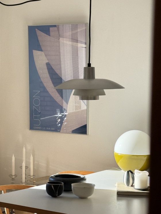 Image 1 of Zeldzame Vintage Limited Louis Poulsen PH 4/3 ontwerp van Poul Henningsen in ruw aluminium