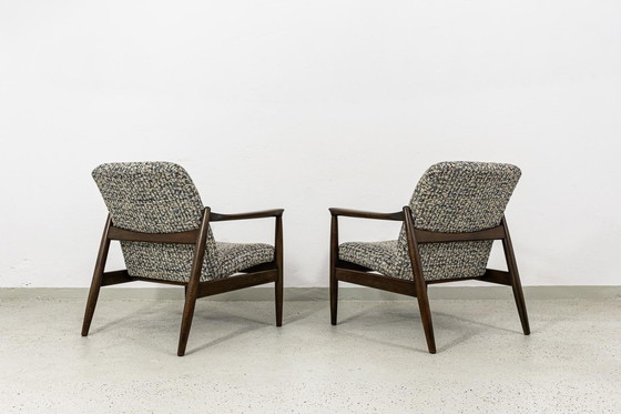 Image 1 of Paire de fauteuils vintage d'Edmund Homa, Pologne, années 1960