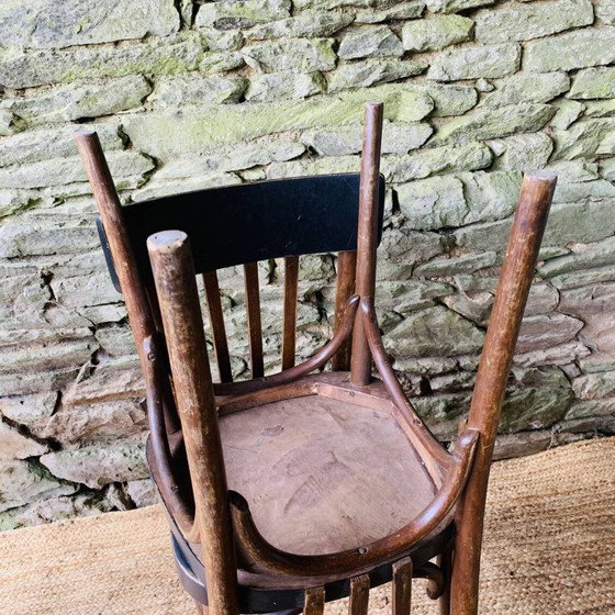 Set di quattro sedie da bistrò vintage in legno curvato – Sedie da pranzo (photo 13 of 18)