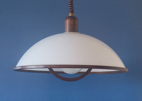 Lampada a sospensione Space Age Steinhauer – Lampade a sospensione, Plastica, Legno, Vintage (photo 10 of 15)