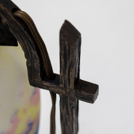 Image 1 of Lámpara de mesa francesa Art Déco Degué