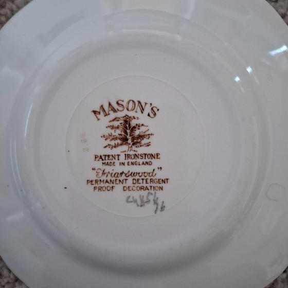 Image 1 of Mason's Ironstone Friarswood cake plates