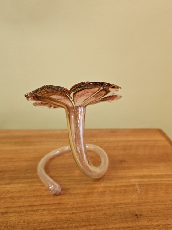 Image 1 of Flor decorativa de cristal de Murano, Italia.