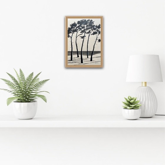 Image 1 of India ink on natural paper.  Format 30x21cm.