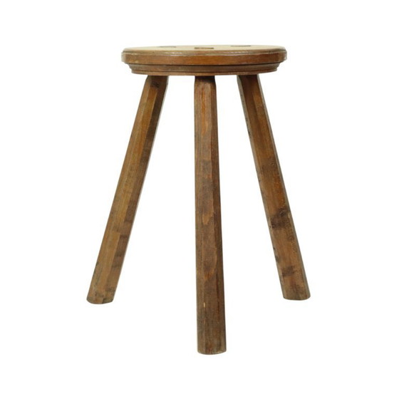 Image 1 of Antiker Dreibeinhocker Milchhocker Anfang 20.