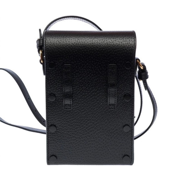 Image 1 of Tasche GUCCI Horsebit 1955 Vertical in Cuir Noir - 103384