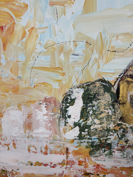 Amsterdam and Chet, 152x100 cm, mixed media – Paintings & Drawings, Canvas (photo 6 of 7)
