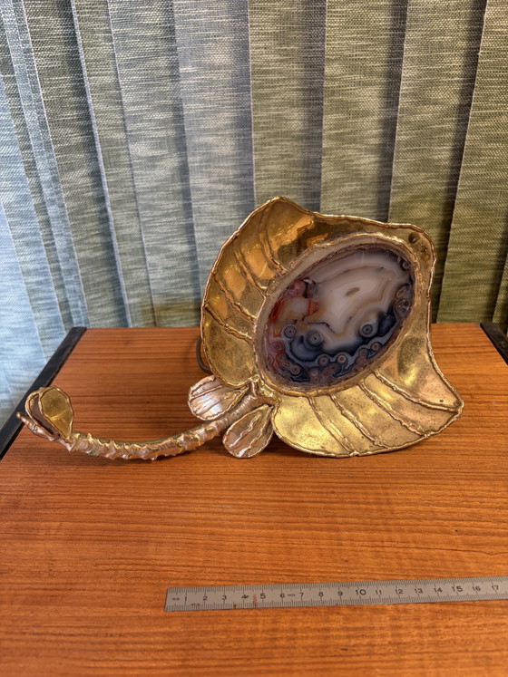 Image 1 of Lampe applique La Raie laiton design Dlg Isabelle Faure - Duval brasseur