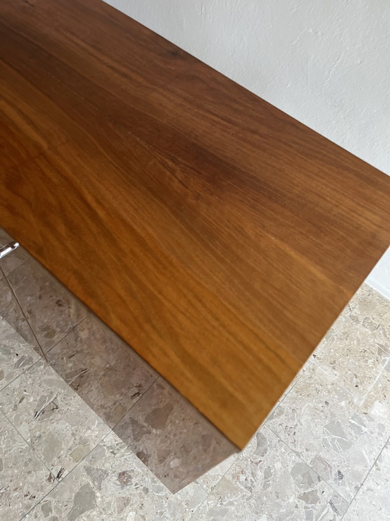Image 1 of 1x Sideboard aus Palisanderholz mit Chrombeinen aus den 1960er Jahren