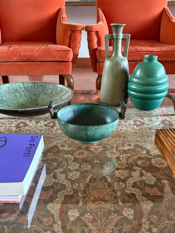 Image 1 of Vase en bronze Art Déco, Italie, vers 1930