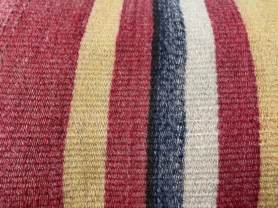 Image 1 of Funda de cojín única de kilim y alfombra – 120 x 40 cm
