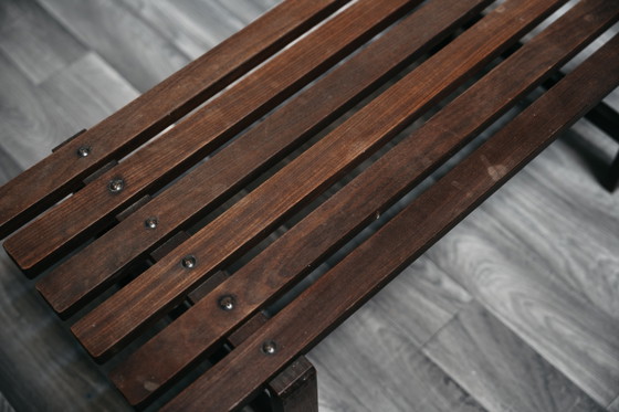 Image 1 of 1960s Scandinavian Teak Bench, Mid-Century Modern