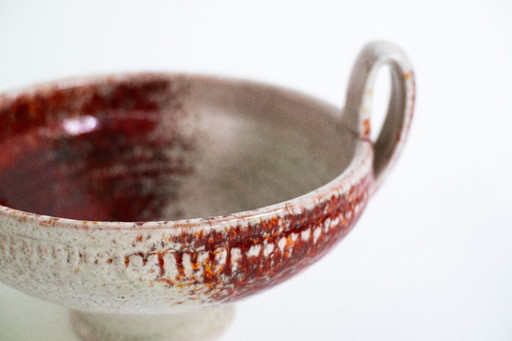 Cuenco de mayólica de Karlsruhe - Cerámica hecha a mano