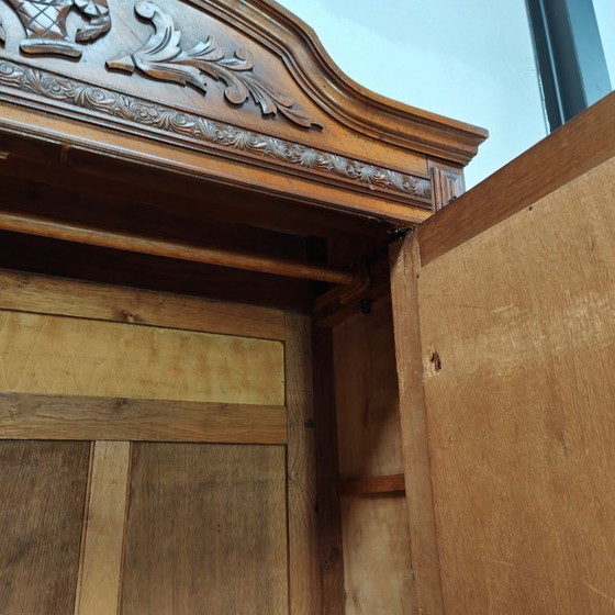 Image 1 of Armoire ancienne vintage, penderie, dressing. Bois