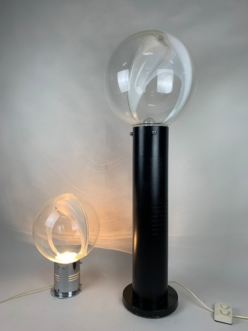 ITALIAN VINTAGE MEMBRANA FLOOR LAMP BY ZUCCHERI for Venini