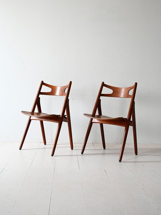 Image 1 of Par de sillas CH29 de Hans J. Wegner