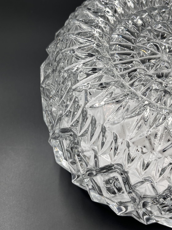 Image 1 of Lampada da soffitto in vetro a rilievo