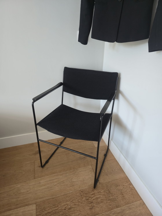 4 sillas retro – Sillas de comedor, Metal, Textile (photo 3 of 6)
