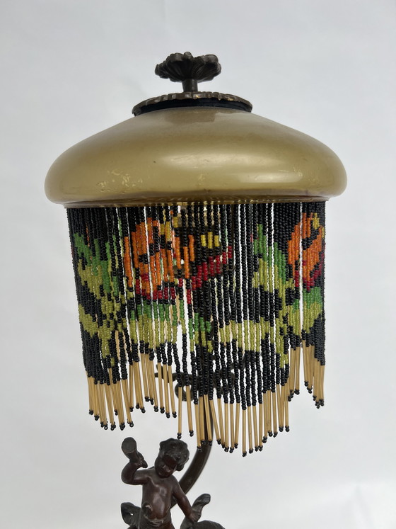 Image 1 of Tischlampe/Uhr Jugendstil Antik