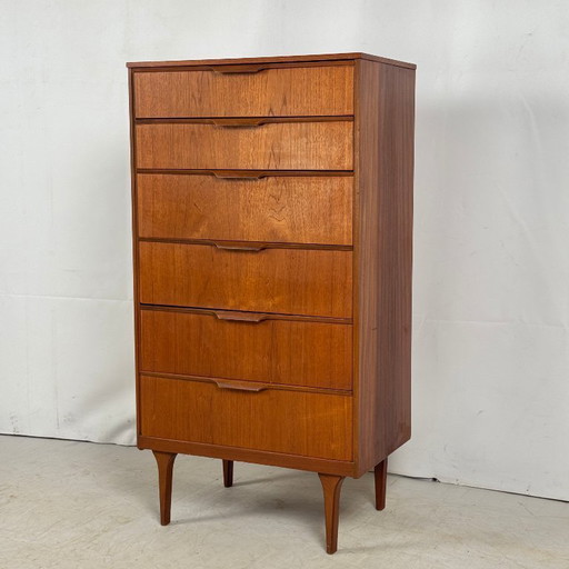 Austinsuite Teak Sideboard 1x6 Drawers, 1960s – UK