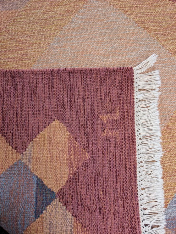 Image 1 of Vintage Scandinavisch röllakan vloerkleed