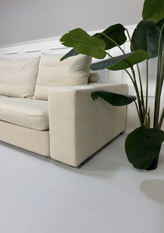 Image 1 of Flexform Groundpiece Designer Sofa Stoff Beige Couch Ecksofa
