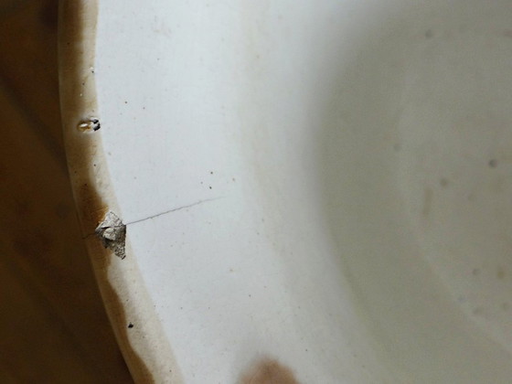 Image 1 of Antica fioriera sospesa in mabotina Art Nouveau del XIX-XX secolo