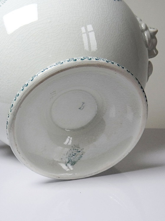 Image 1 of Large antique K&G Lunéville Compiègne pattern ironstone tureen