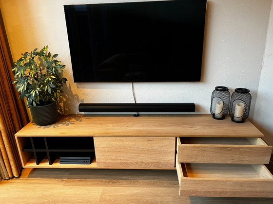 Meubles tv, Seine Wonen Slapen, Bois, Beige (photo 2 sur 6)