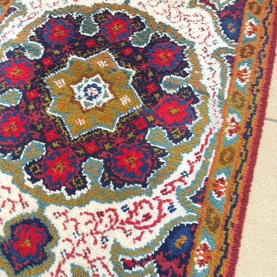 Image 1 of Tapis noué vintage Tapis coloré 175 x 116