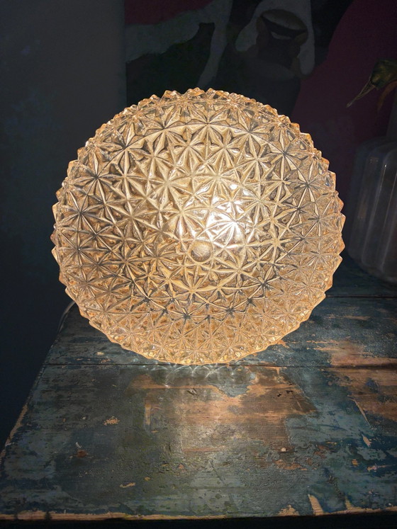 Danish vintage Ceiling light / wall lamp Knud Christensen 70s design – Glass, Metal (photo 10 of 15)