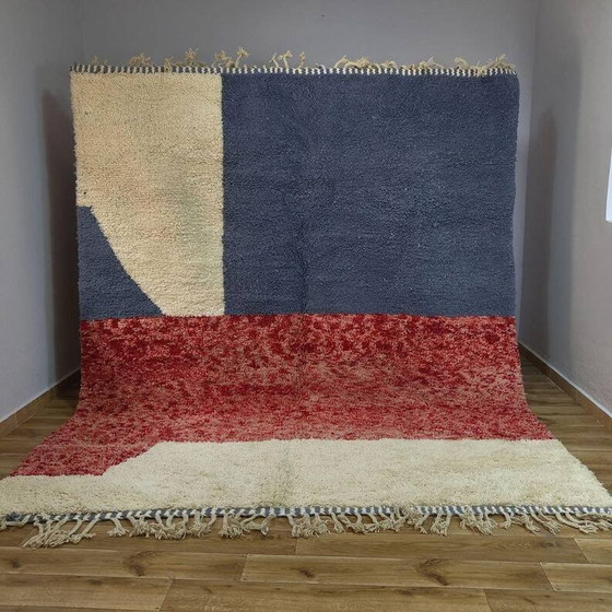 Tappeto marocchino ecru con motivi colorati 250cmx350 – Tappeti, Wool, Bohemian (photo 2 of 9)