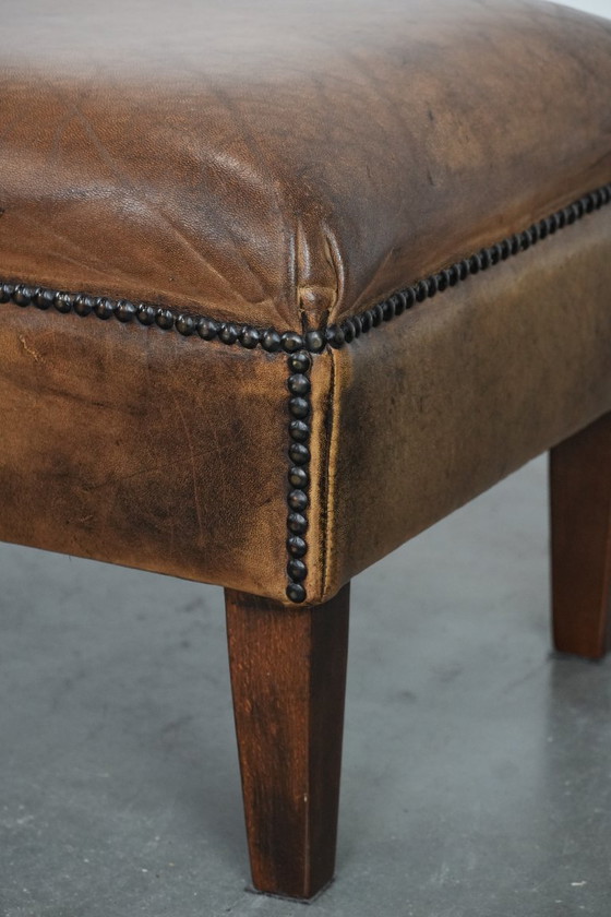 Image 1 of Schapenleren hocker