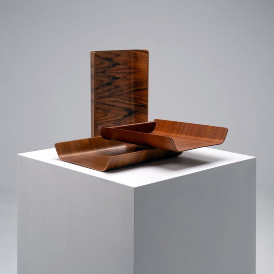 Image 1 of Vassoio porta lettere di Florence Knoll per Knoll, set da 3