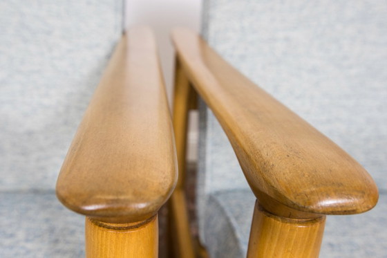 Image 1 of Mid-eeuwse moderne fauteuils GFM-142 van Edmund Homa, Polen, jaren 1960, set van 2