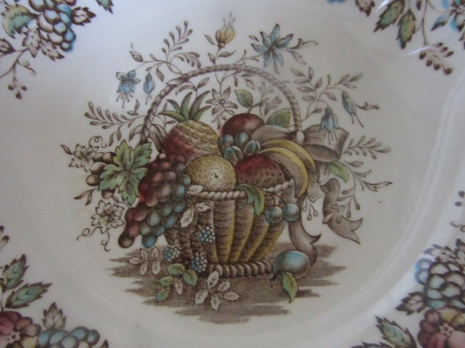 Royal Tudor Fruits and Flowers Ceramic Small Bowl Vintage – schalen