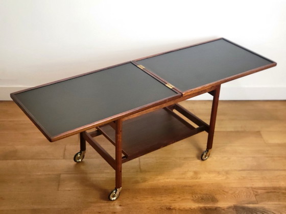 Image 1 of Carro extensible de diseño danés de Kurt Østervig para Jason Møbler en palisandro