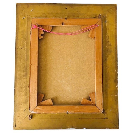 Image 1 of Peinture à l'huile baroque représentant un bouquet de fleurs, N. Witjes, années 1960