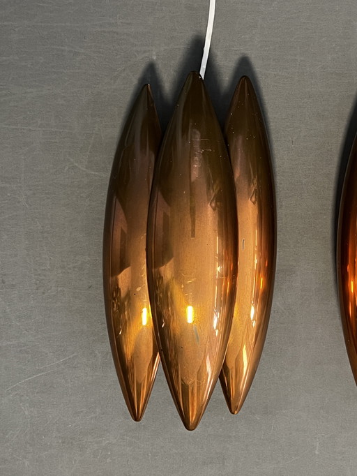 Wall sconces by Jo Hammerborg for Fog & Mørup. Kastor, 1960s. Vintage, Denmark