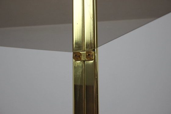 Image 1 of Theetafel van Mid Century messing en gerookt glas, 1970, Duitsland