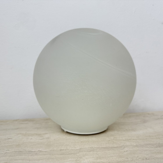 Image 1 of Lampada da tavolo vintage in vetro Wofi Leuchten Mars