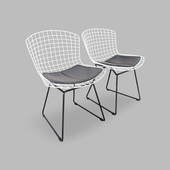 Image 1 of 2er Set Original Harry Bertoia Stühle Knoll Intenational 1970er