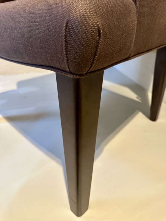 Promémoria Isotta Große Stühle von Romeo Sozzi, 10 Stück – Promemoria, Esszimmerstühle, Wood, Textile (photo 9 of 11)