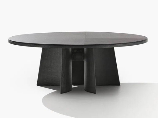 Poliform Kensington table 160cm round spessart oak