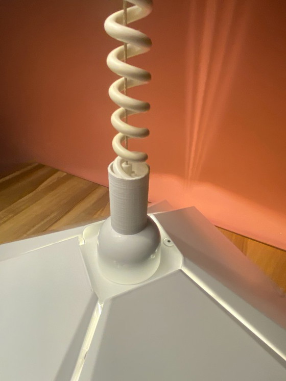 Lampada a Sospensione Dijkstra Piramide | Mid-Century Modern Olandese | Regolabile a Saliscendi | Anni '70 (photo 6 of 23)