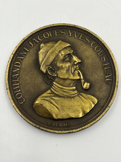 Kommandant Jacques-Yves Cousteau Medaille von R. Duboc