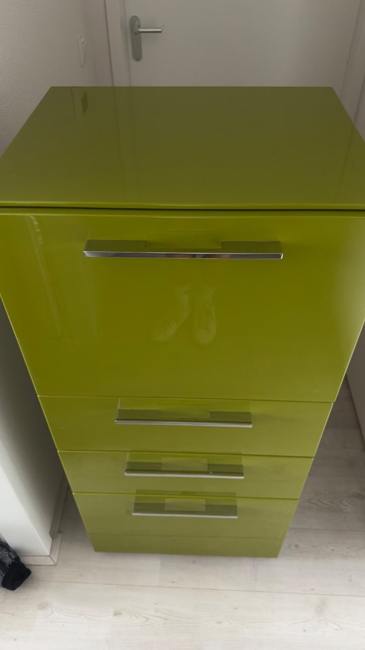 Hulsta cabinet olive green