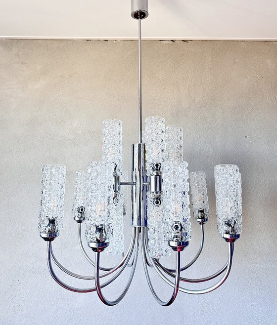 Image 1 of Lampadario vintage di grandi dimensioni